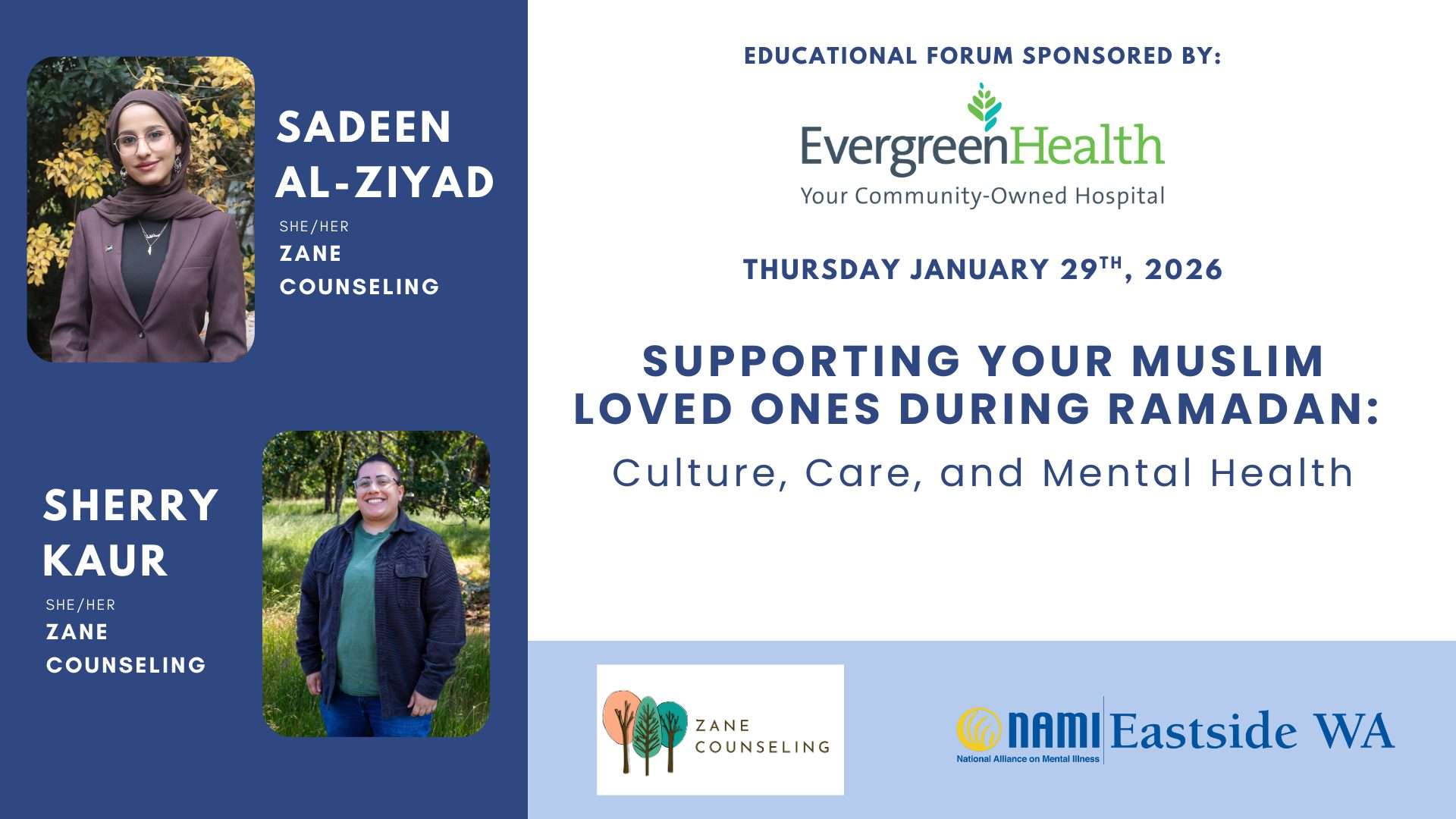 Evergreen Health Forum January 2026
